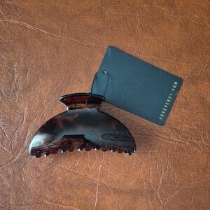 Forever 21 Brown Hair Claw Clip Large Curved Design